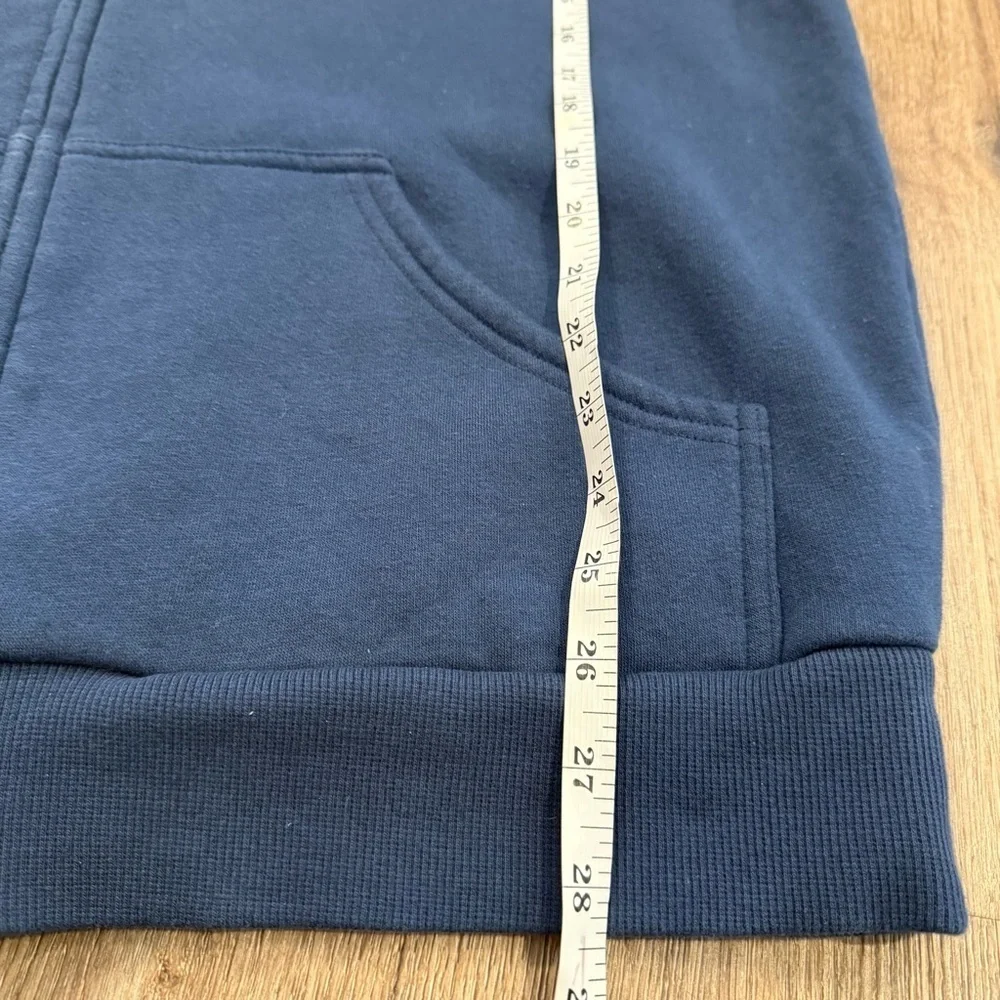 RARE Think Geek Minecraft Hoodie Blue Graphic Long Sleeve Zip Up E2 Sz Med 2012 - Picture 7 of 9